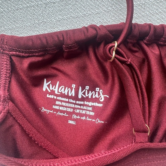 Kulani Kini Cinnamon Triangle Bikini Top - Picture 3 of 4